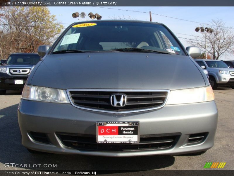 Granite Green Metallic / Quartz Gray 2002 Honda Odyssey EX-L