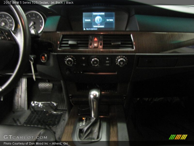 Jet Black / Black 2007 BMW 5 Series 525i Sedan