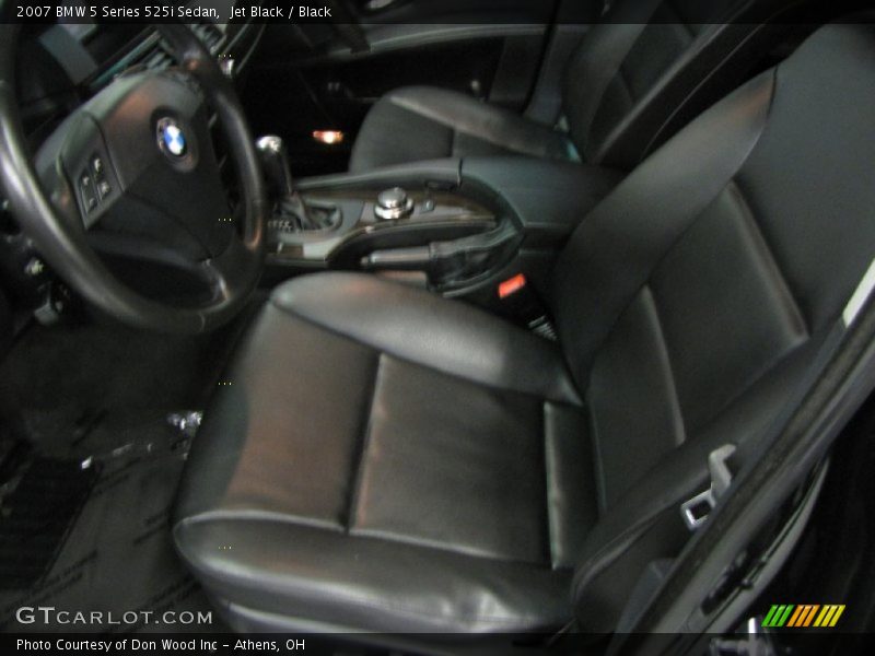 Jet Black / Black 2007 BMW 5 Series 525i Sedan