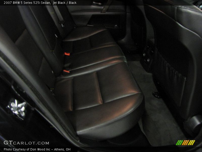 Jet Black / Black 2007 BMW 5 Series 525i Sedan
