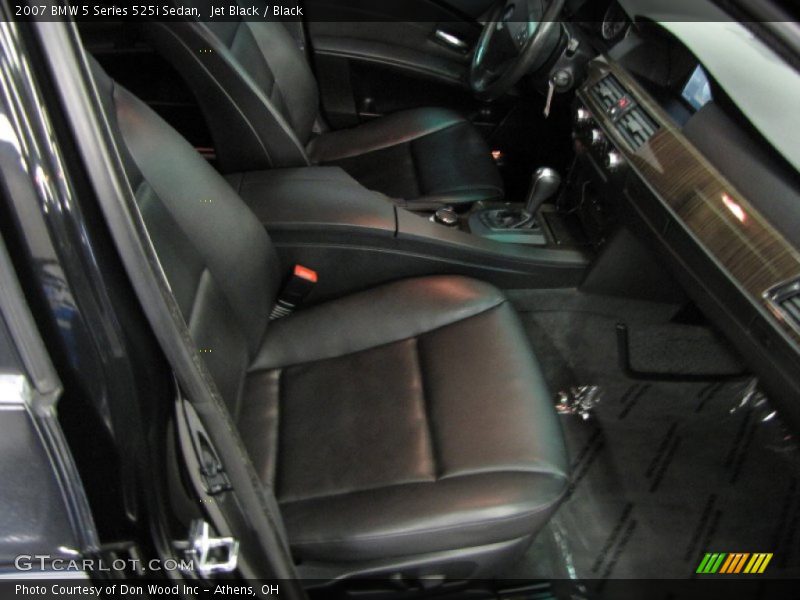 Jet Black / Black 2007 BMW 5 Series 525i Sedan