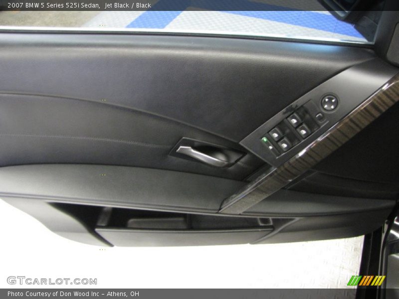 Jet Black / Black 2007 BMW 5 Series 525i Sedan