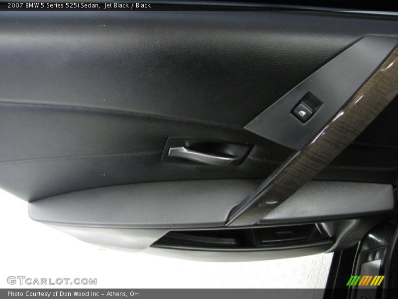Jet Black / Black 2007 BMW 5 Series 525i Sedan