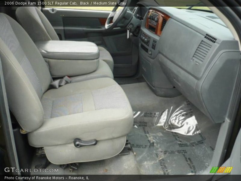 Black / Medium Slate Gray 2006 Dodge Ram 1500 SLT Regular Cab