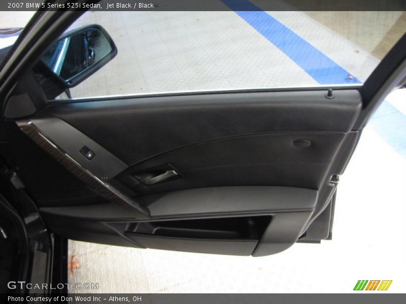 Jet Black / Black 2007 BMW 5 Series 525i Sedan