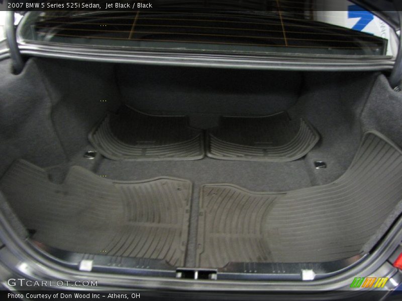 Jet Black / Black 2007 BMW 5 Series 525i Sedan