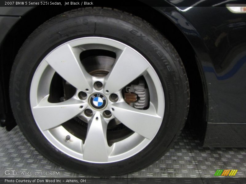 Jet Black / Black 2007 BMW 5 Series 525i Sedan