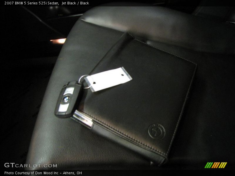 Jet Black / Black 2007 BMW 5 Series 525i Sedan