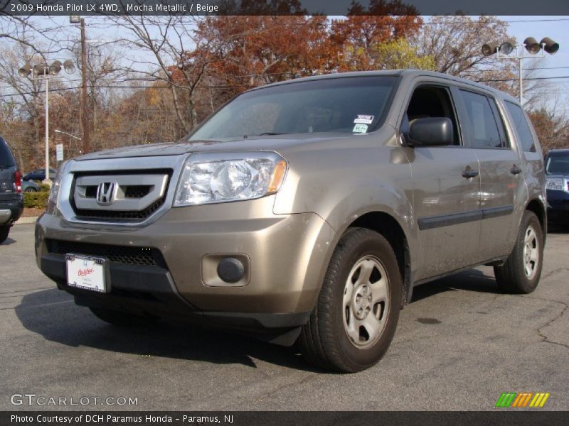 Mocha Metallic / Beige 2009 Honda Pilot LX 4WD