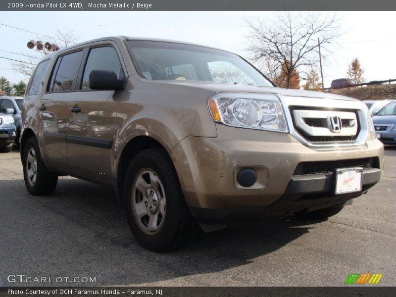 Mocha Metallic / Beige 2009 Honda Pilot LX 4WD