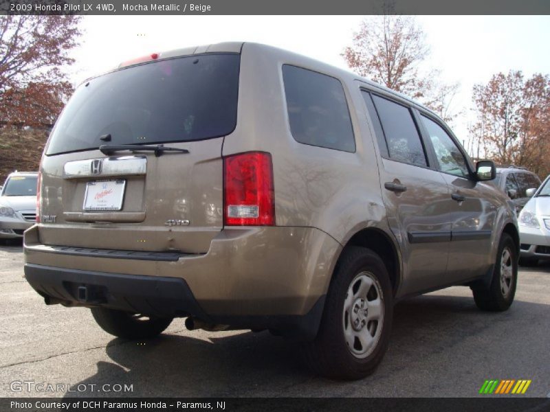 Mocha Metallic / Beige 2009 Honda Pilot LX 4WD