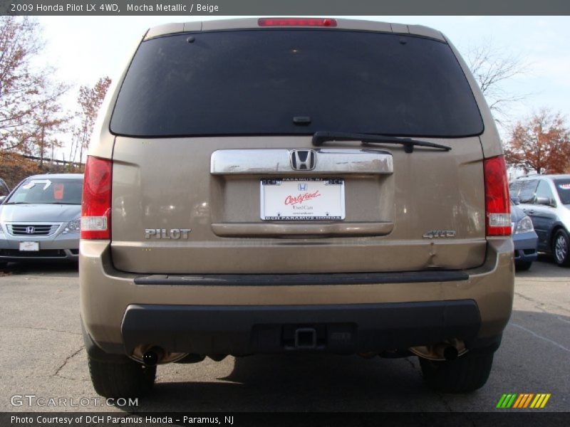 Mocha Metallic / Beige 2009 Honda Pilot LX 4WD