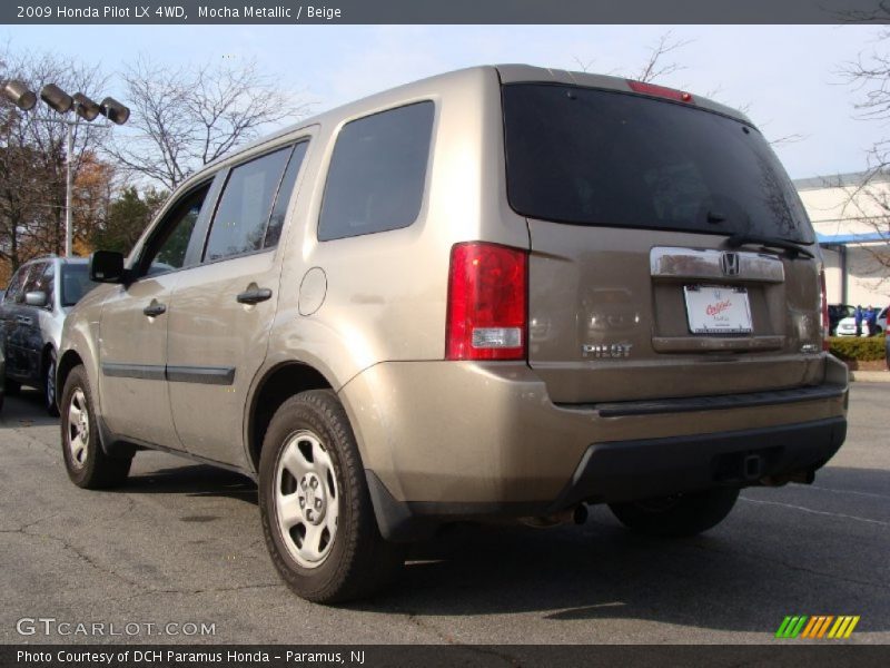 Mocha Metallic / Beige 2009 Honda Pilot LX 4WD