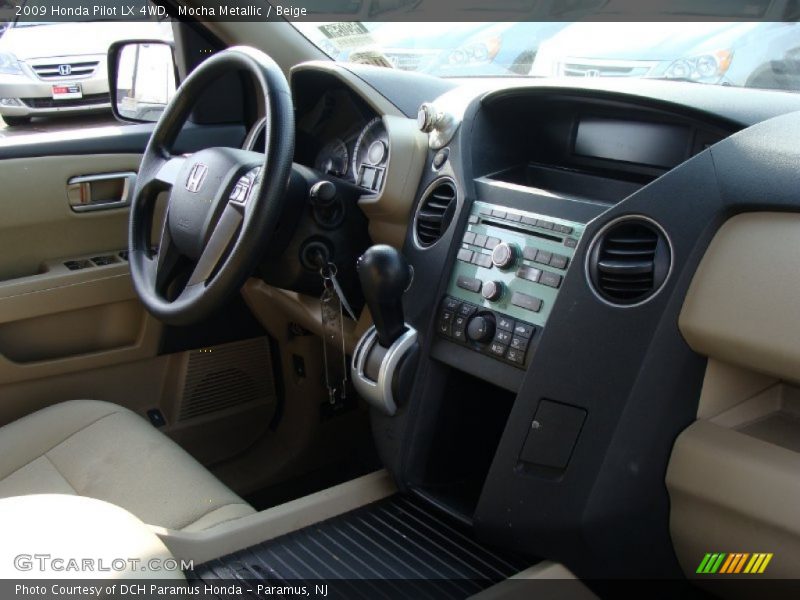 Mocha Metallic / Beige 2009 Honda Pilot LX 4WD