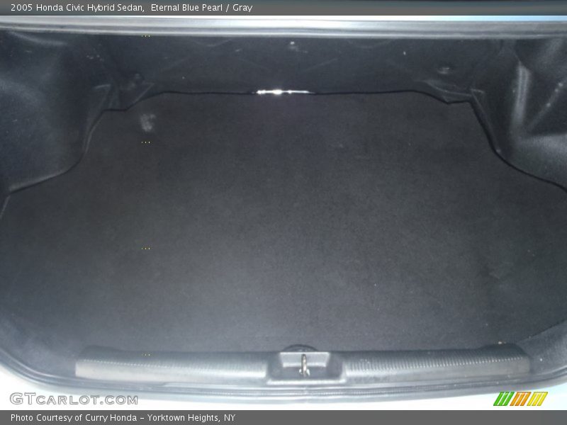 Eternal Blue Pearl / Gray 2005 Honda Civic Hybrid Sedan