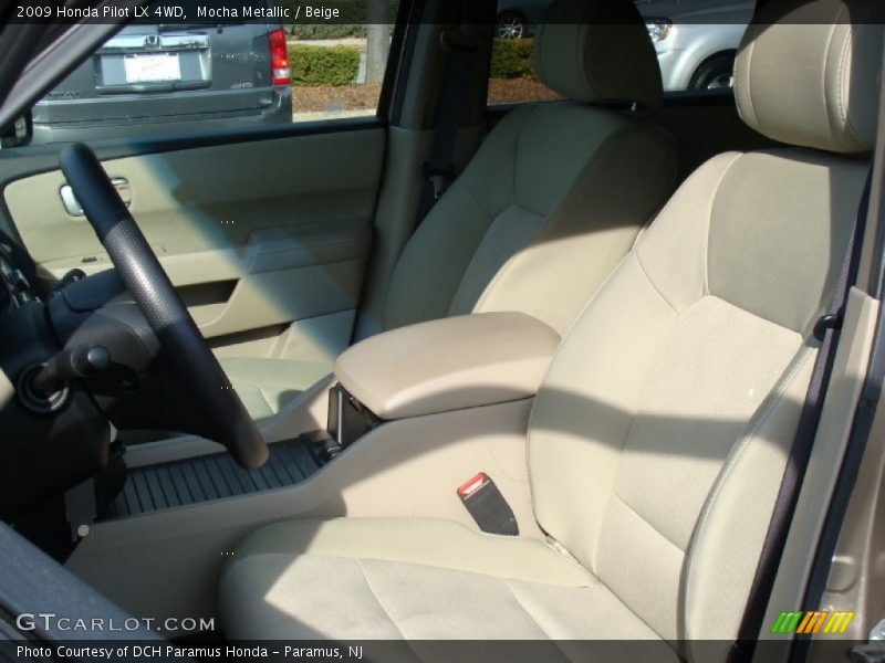 Mocha Metallic / Beige 2009 Honda Pilot LX 4WD