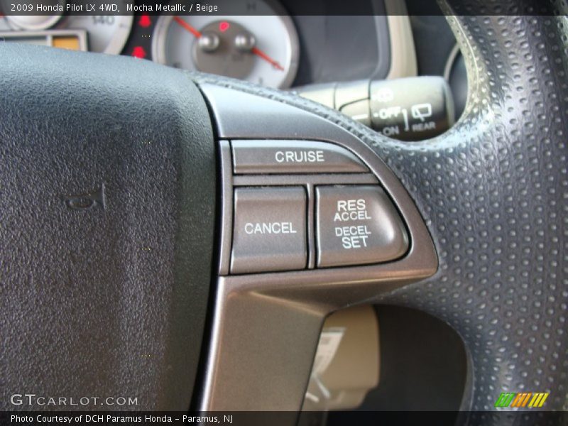 Mocha Metallic / Beige 2009 Honda Pilot LX 4WD