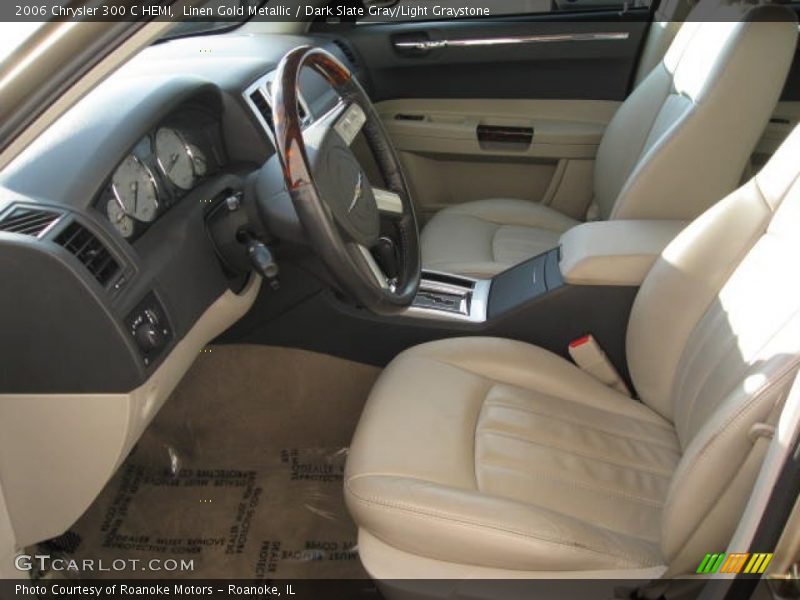 Linen Gold Metallic / Dark Slate Gray/Light Graystone 2006 Chrysler 300 C HEMI