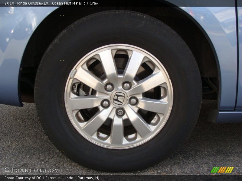 Ocean Mist Metallic / Gray 2010 Honda Odyssey EX
