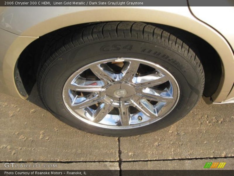 Linen Gold Metallic / Dark Slate Gray/Light Graystone 2006 Chrysler 300 C HEMI
