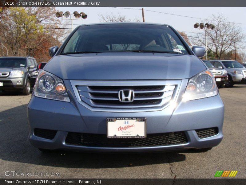 Ocean Mist Metallic / Gray 2010 Honda Odyssey EX