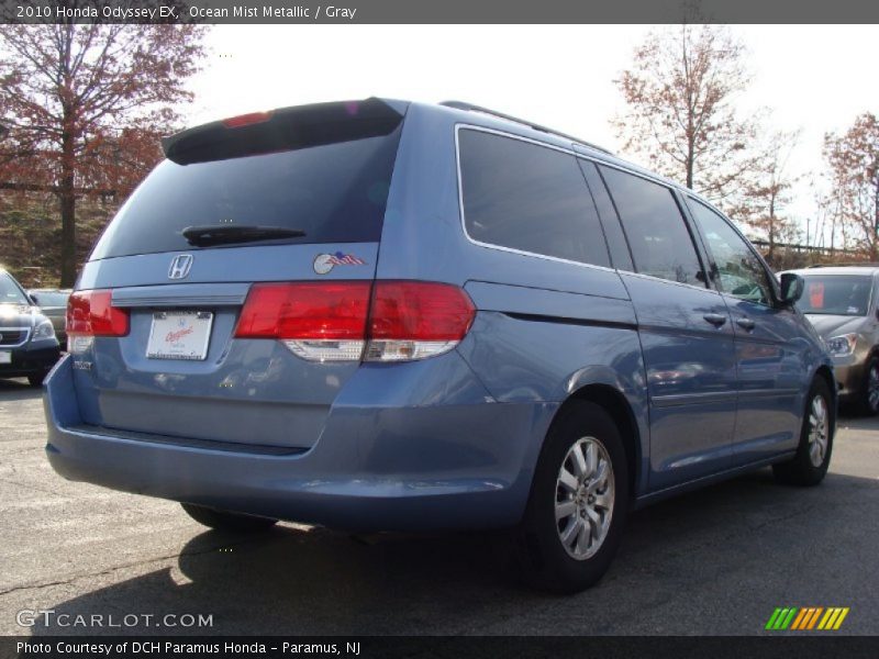 Ocean Mist Metallic / Gray 2010 Honda Odyssey EX