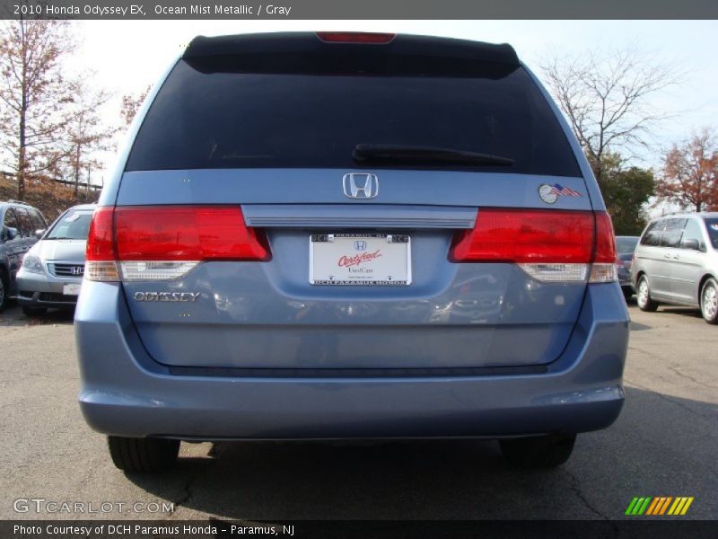 Ocean Mist Metallic / Gray 2010 Honda Odyssey EX