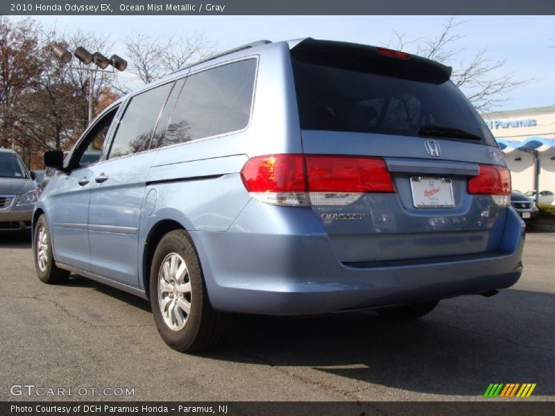 Ocean Mist Metallic / Gray 2010 Honda Odyssey EX