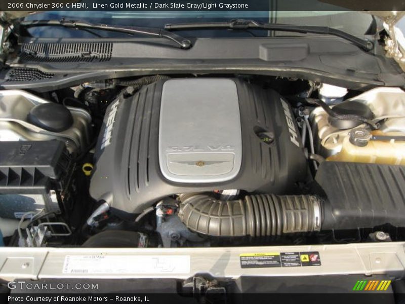 Linen Gold Metallic / Dark Slate Gray/Light Graystone 2006 Chrysler 300 C HEMI