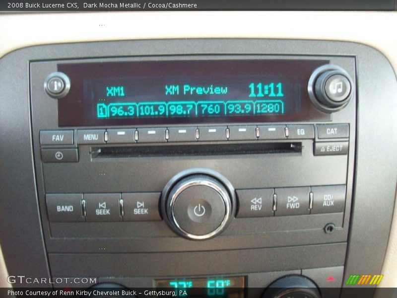 Dark Mocha Metallic / Cocoa/Cashmere 2008 Buick Lucerne CXS