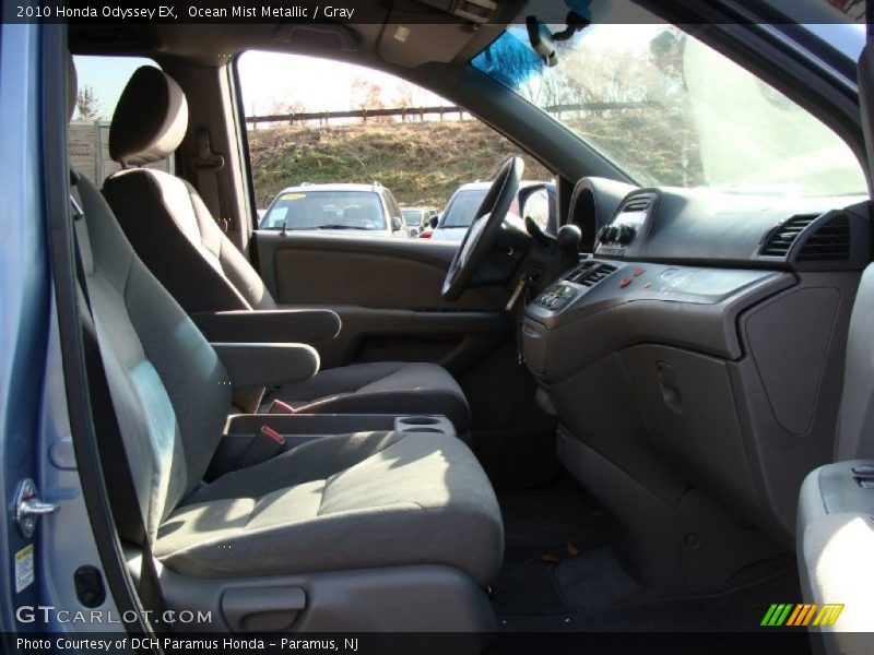 Ocean Mist Metallic / Gray 2010 Honda Odyssey EX