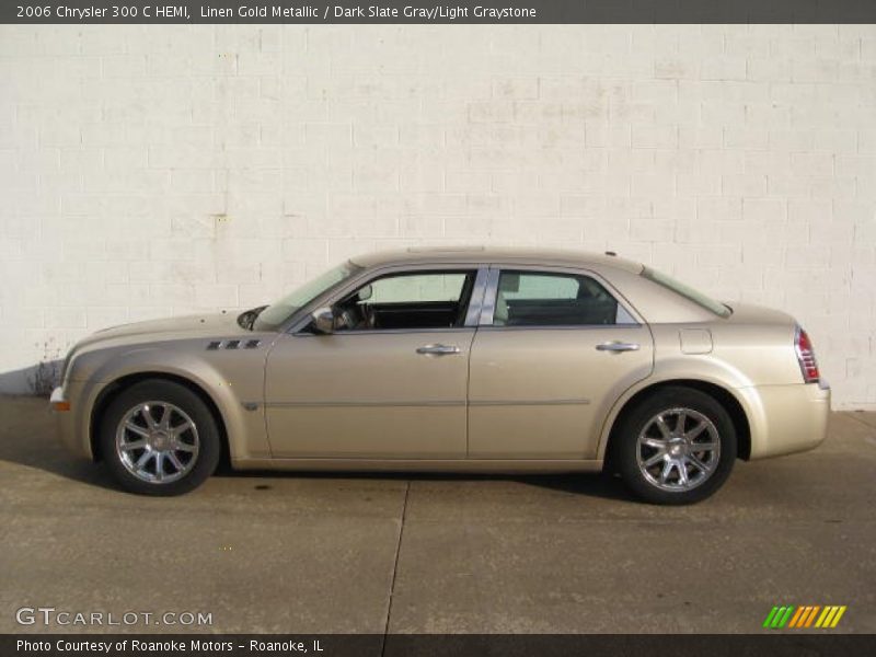 Linen Gold Metallic / Dark Slate Gray/Light Graystone 2006 Chrysler 300 C HEMI