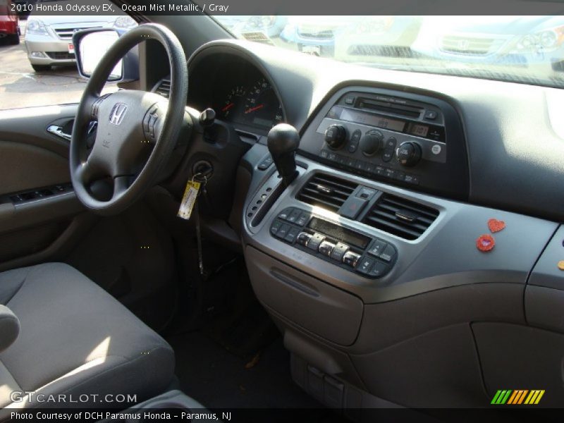 Ocean Mist Metallic / Gray 2010 Honda Odyssey EX