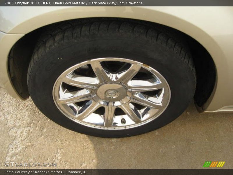 Linen Gold Metallic / Dark Slate Gray/Light Graystone 2006 Chrysler 300 C HEMI