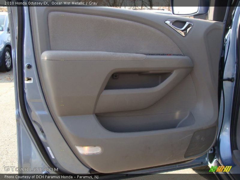 Ocean Mist Metallic / Gray 2010 Honda Odyssey EX