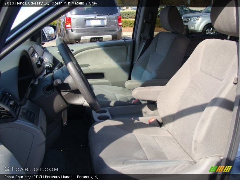 Ocean Mist Metallic / Gray 2010 Honda Odyssey EX