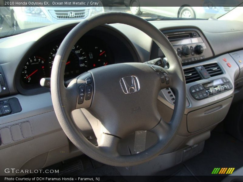 Ocean Mist Metallic / Gray 2010 Honda Odyssey EX