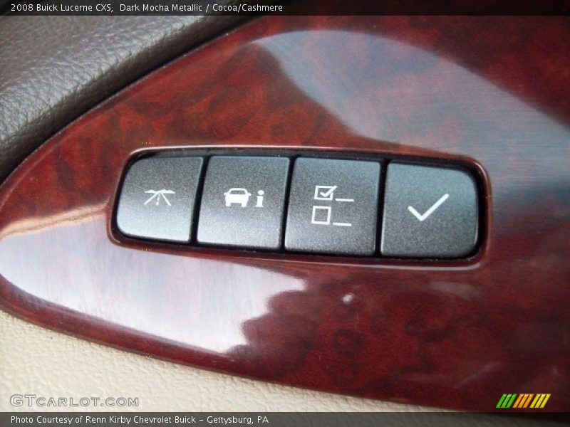 Dark Mocha Metallic / Cocoa/Cashmere 2008 Buick Lucerne CXS