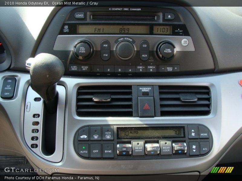 Ocean Mist Metallic / Gray 2010 Honda Odyssey EX