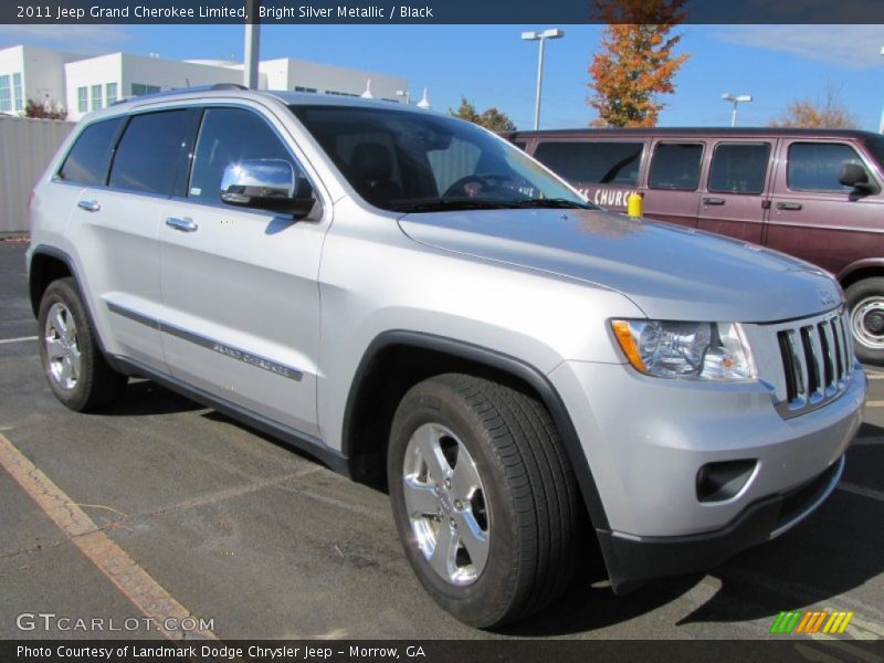 Bright Silver Metallic / Black 2011 Jeep Grand Cherokee Limited