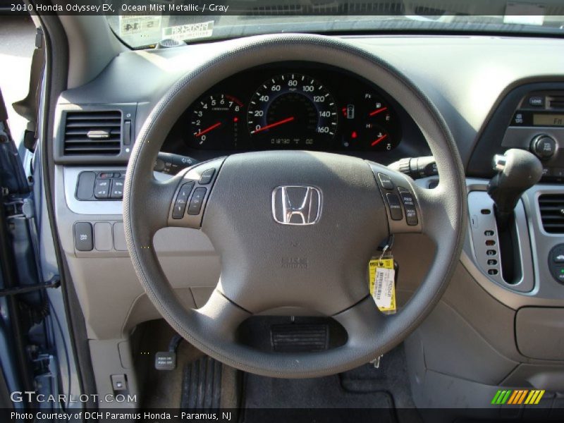 Ocean Mist Metallic / Gray 2010 Honda Odyssey EX