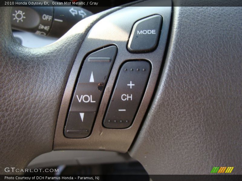 Ocean Mist Metallic / Gray 2010 Honda Odyssey EX