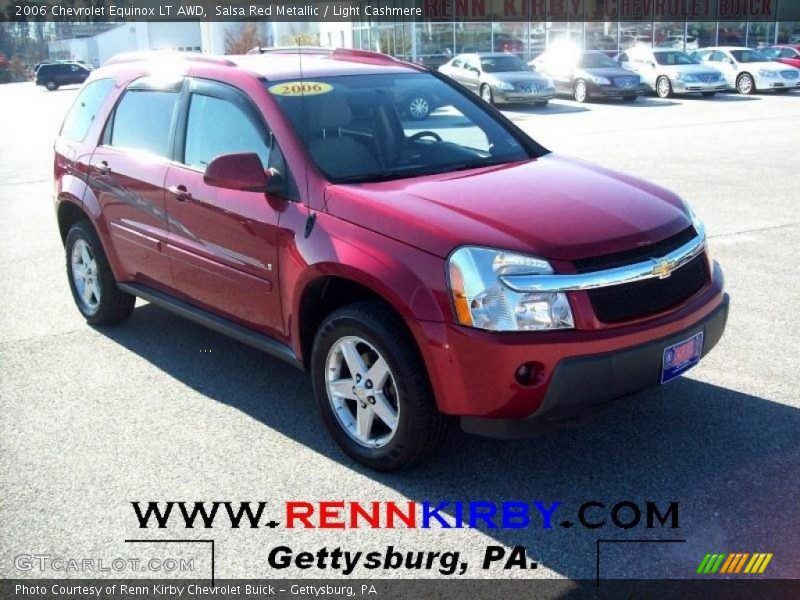 Salsa Red Metallic / Light Cashmere 2006 Chevrolet Equinox LT AWD