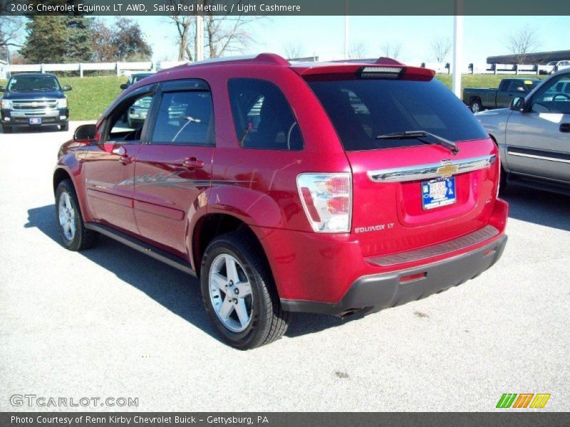 Salsa Red Metallic / Light Cashmere 2006 Chevrolet Equinox LT AWD