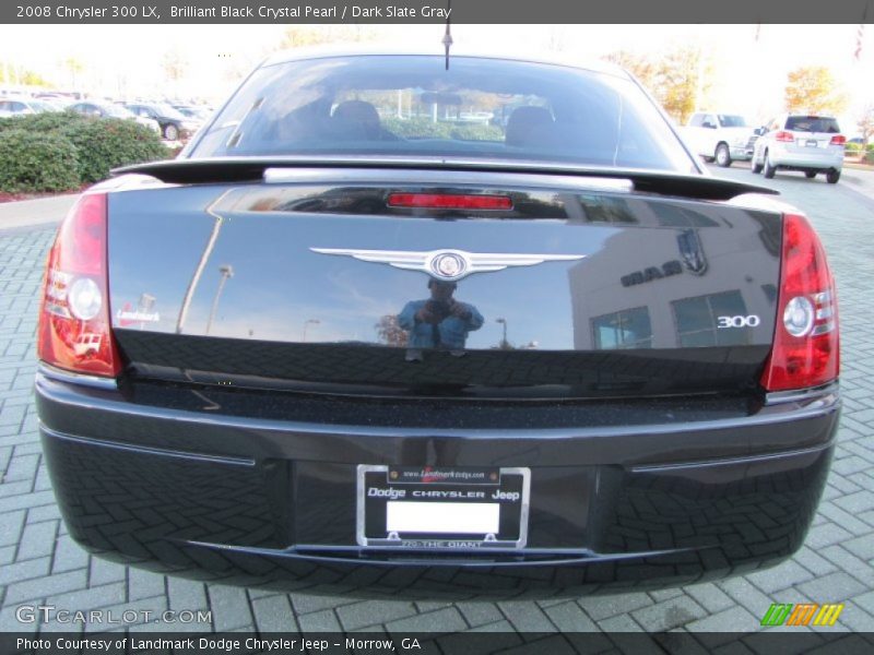 Brilliant Black Crystal Pearl / Dark Slate Gray 2008 Chrysler 300 LX
