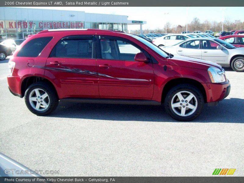 Salsa Red Metallic / Light Cashmere 2006 Chevrolet Equinox LT AWD