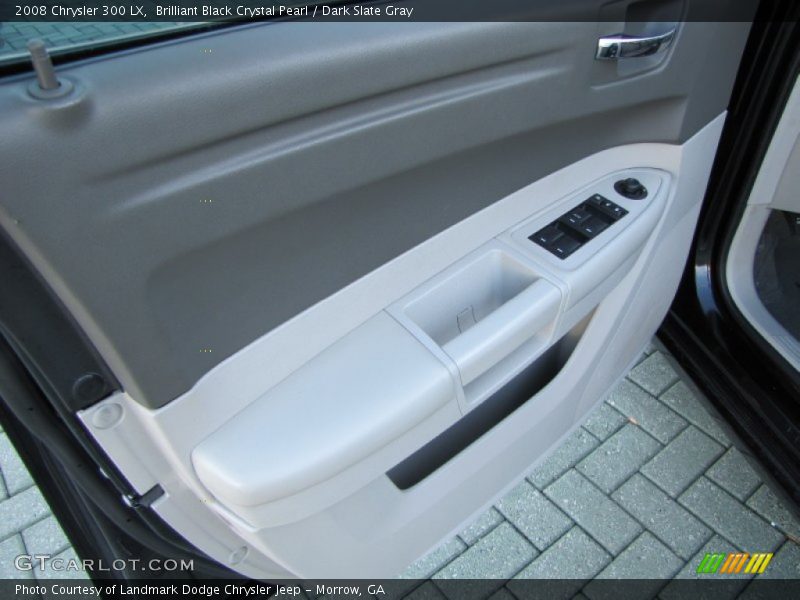 Brilliant Black Crystal Pearl / Dark Slate Gray 2008 Chrysler 300 LX