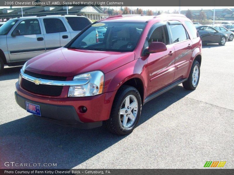 Salsa Red Metallic / Light Cashmere 2006 Chevrolet Equinox LT AWD