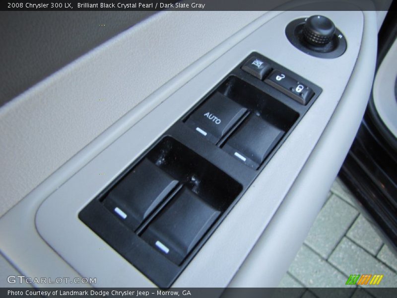Brilliant Black Crystal Pearl / Dark Slate Gray 2008 Chrysler 300 LX