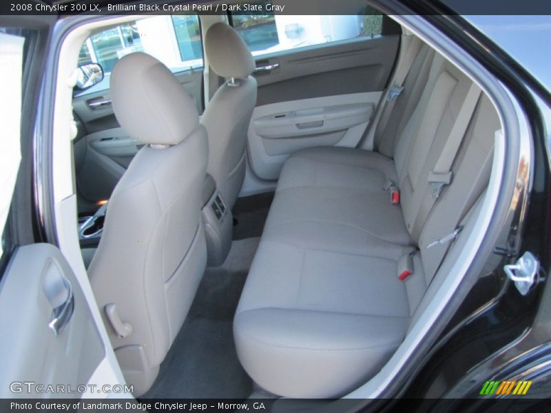 Brilliant Black Crystal Pearl / Dark Slate Gray 2008 Chrysler 300 LX